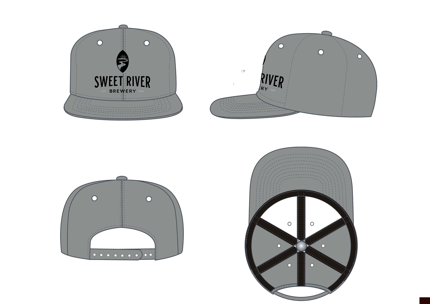 Grey Snapback